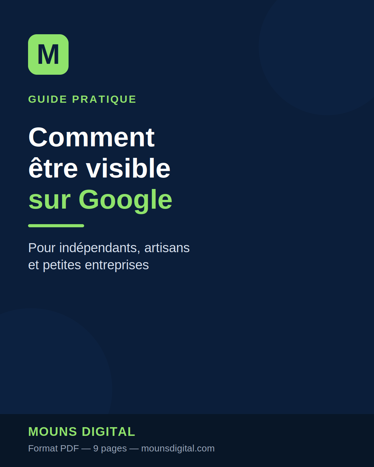 Guide — Comment être visible sur Google